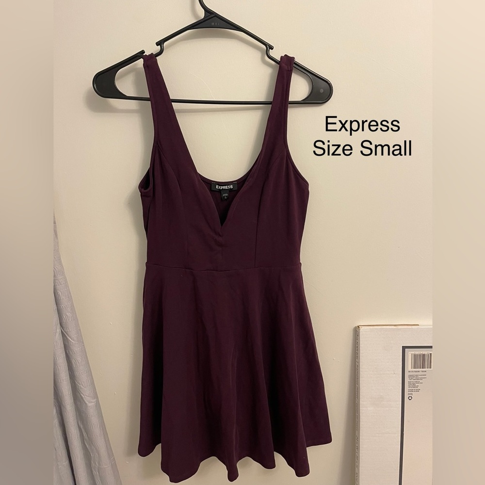 Maroon Express Dress size small